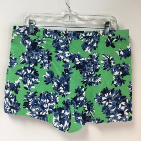 J Crew NWT floral print zipper shorts Size 14 - Picture 2 of 5